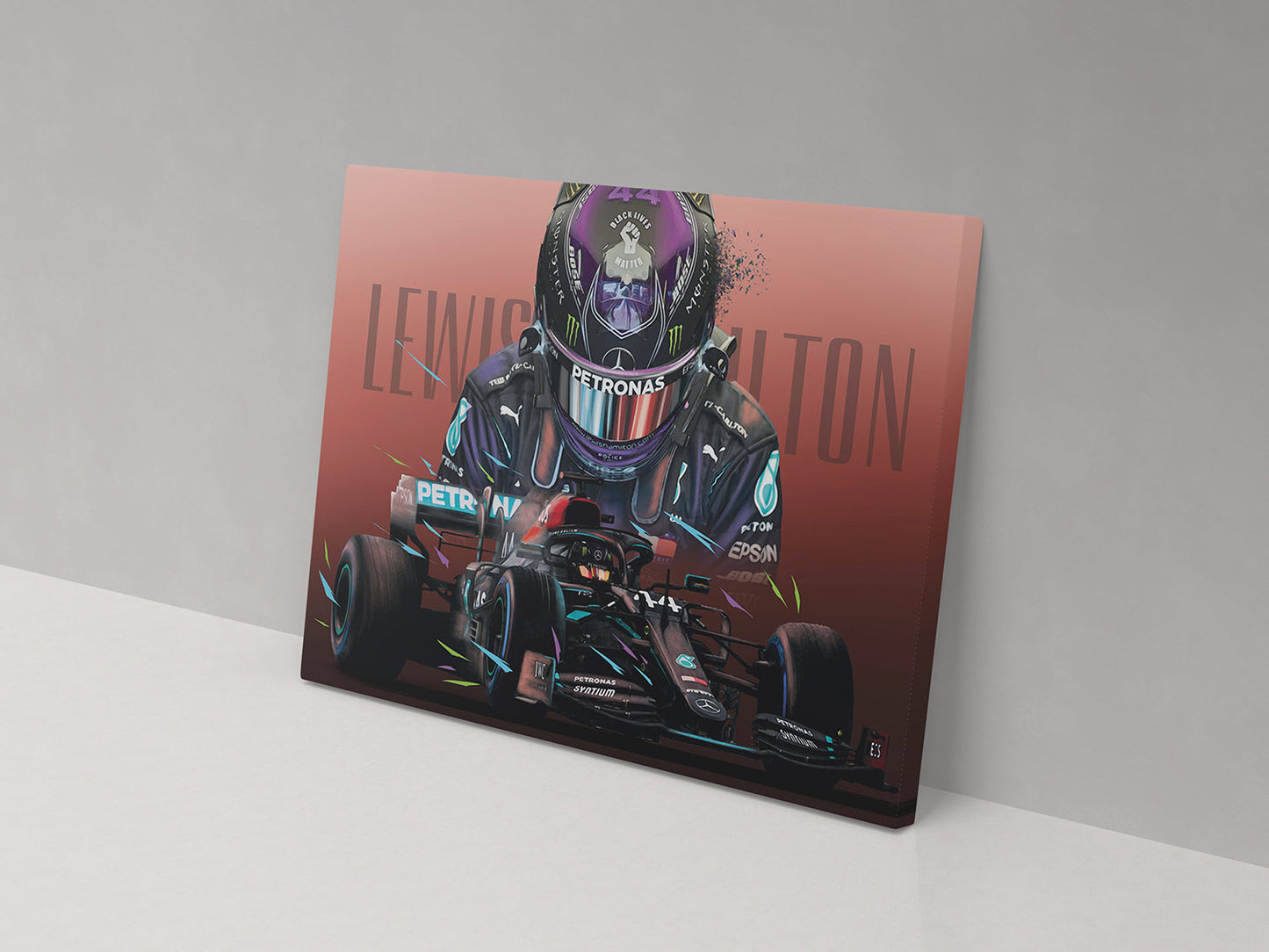 Lewis Hamilton 00009 Canvas Print