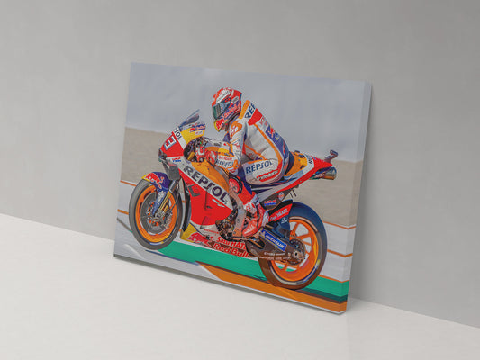 Marc Marquez 93 00041 Canvas Print