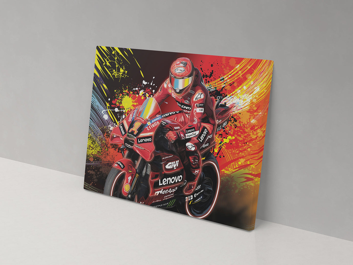 Pecco Bagnaia 1 00001 Canvas Print