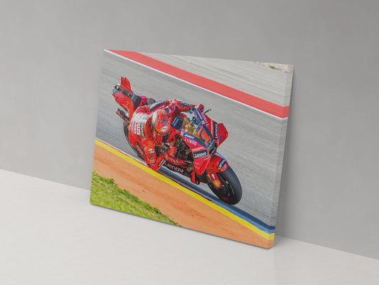 Pecco Bagnaia 1 00082 Canvas Print
