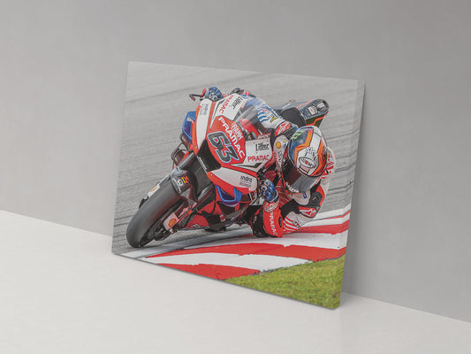 Pecco Bagnaia 1 00084 Canvas Print