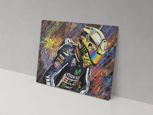 Valentino Rossi 46 00030 Canvas Print