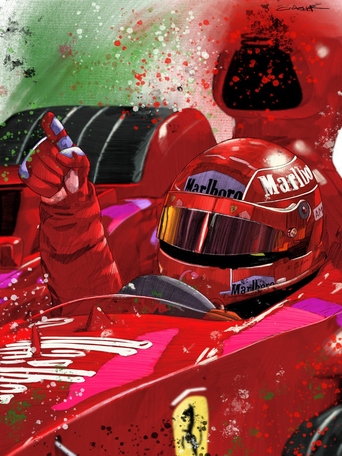 Ferrari Forever Framed Print