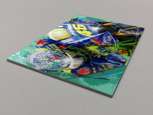 Rossi At his Best Foamex Print