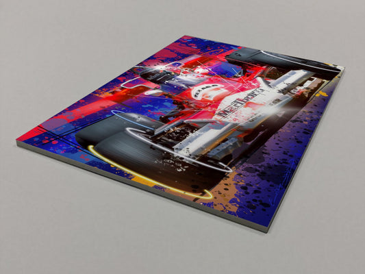 James Hunt Foamex Print