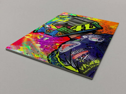 Rossi helmet 46 Foamex Print