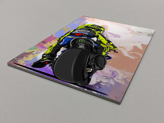Rossi Cartoon back 46 Foamex Print