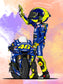 Rossi Cartoon 46 Framed Print