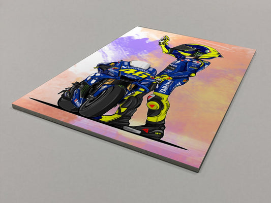 Rossi Cartoon 46 Foamex Print