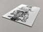 Roczen Sketch Foamex Print