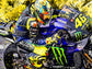 Rossi Yamaha 46 Canvas Print