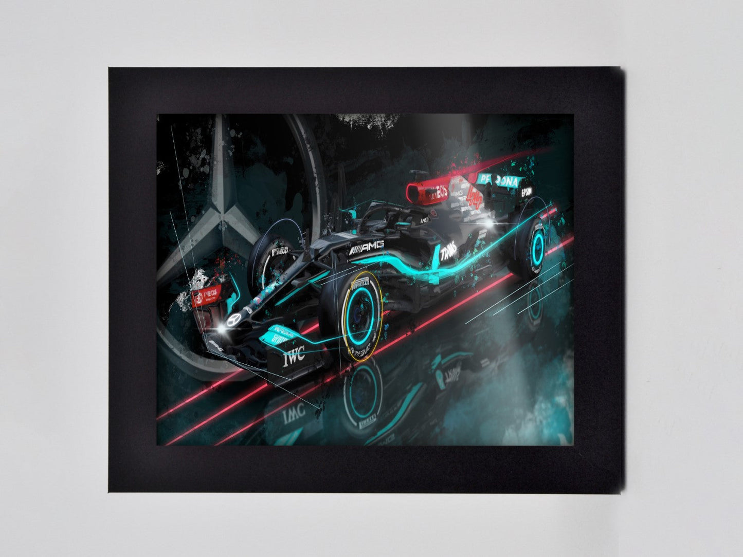 Hamilton Retro Framed Print