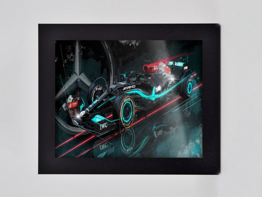 Hamilton Retro Framed Print