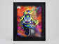Rossi Swirls Behind Framed Print