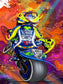 Rossi Swirls Behind Foamex Print