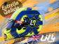 Lando Norris Helmet 2020 Framed Print