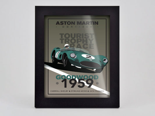 Hugo Moss goodwood Tourist Trophy Framed Print