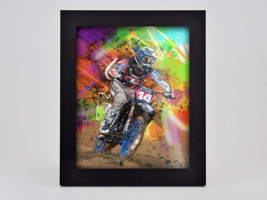 Dylan Ferandis Star Yamaha 450 Framed Print