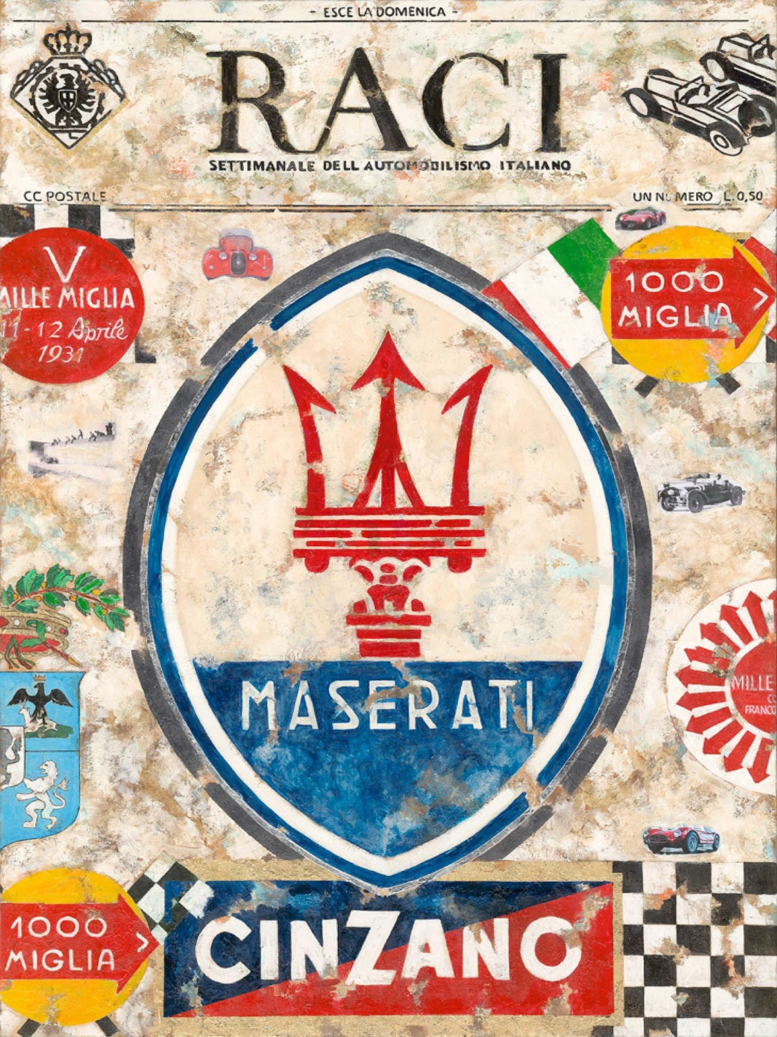 Maserati Poster Foamex Print