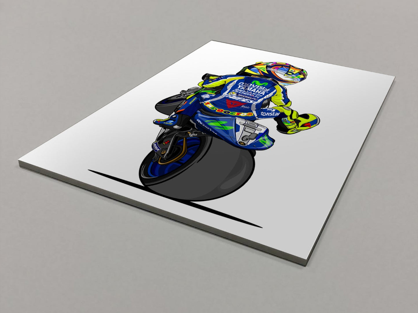 Rossi Cartoon Sketch Foamex Print