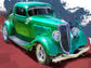 Classic Car in Green Canvas Print