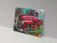 Classic Truck in Red Canvas Print