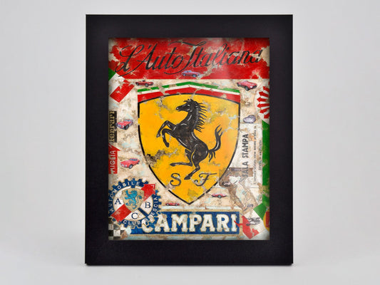 Ferrari Poster Framed Print