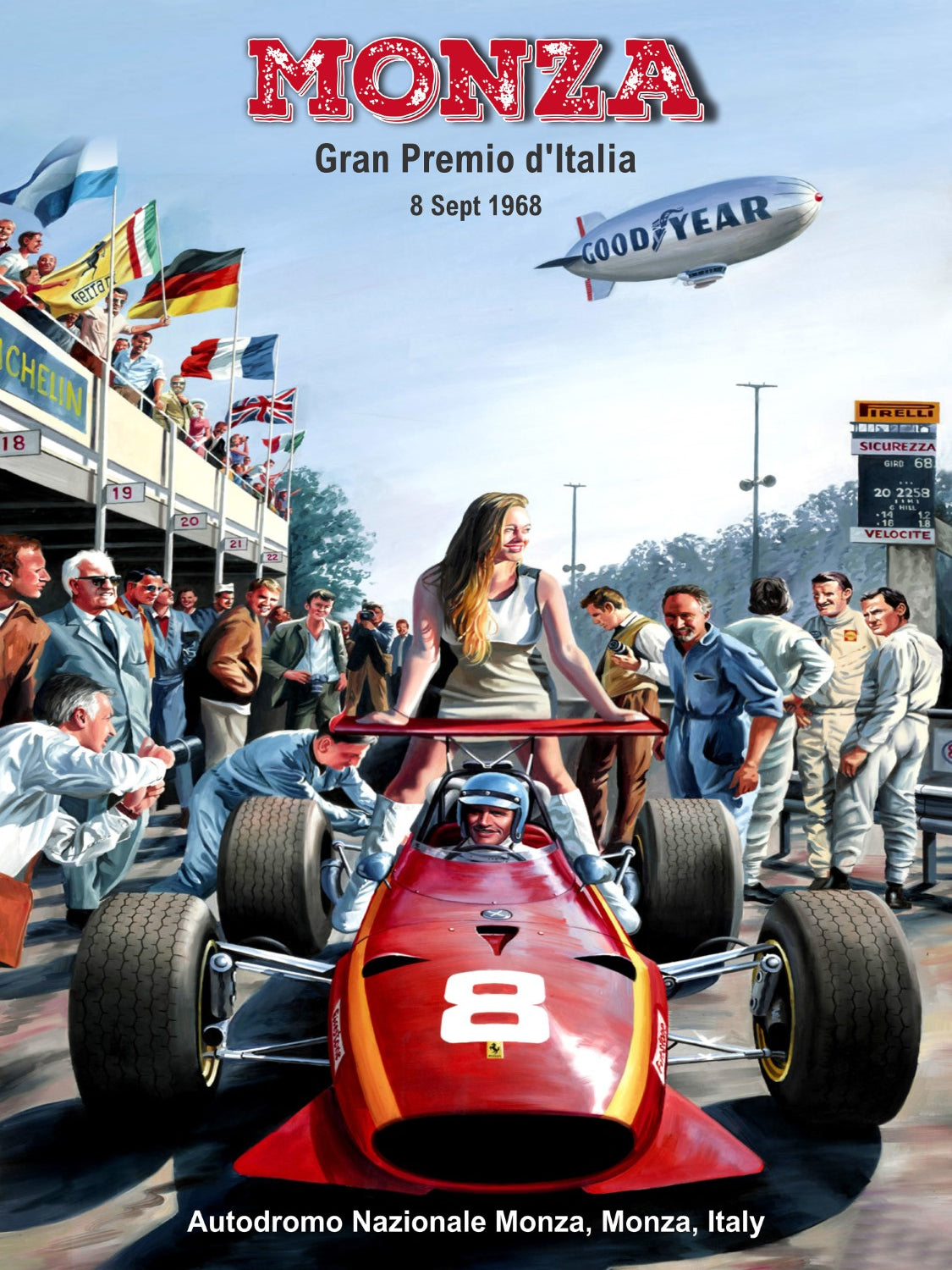 Monza 1966 Framed Print