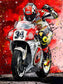 Kevin Schwantz 34 Foamex Print