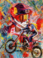Ken Roczen Shiny Goggles Canvas Print