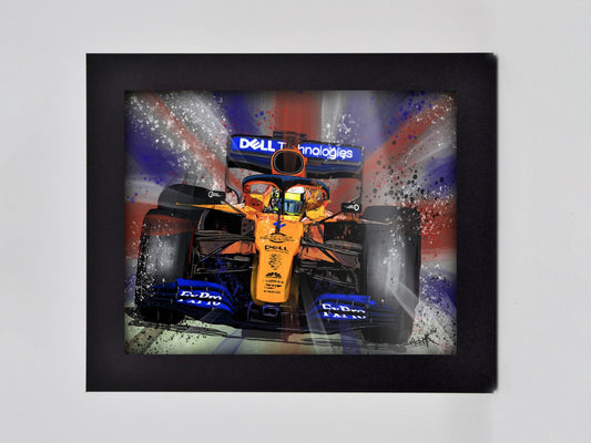 Lando Norris Mclaren Framed Print