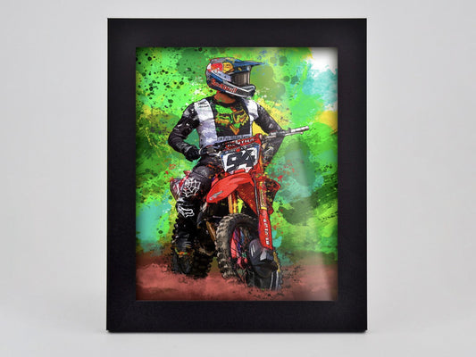 Ken Roczen Looking On Framed Print