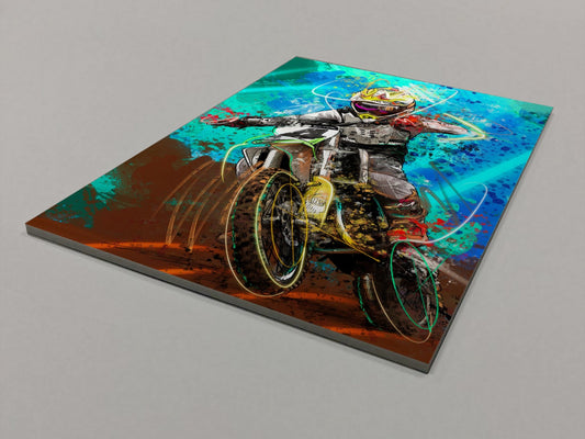 Ricky Carmichael Foamex Print