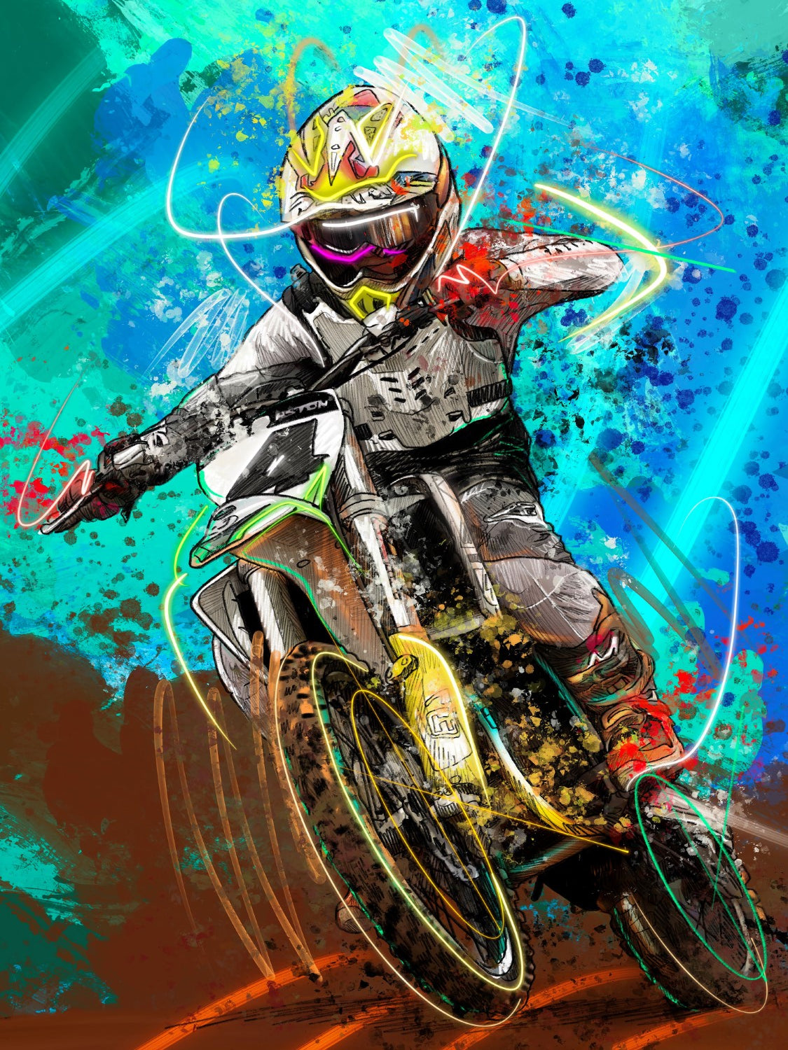 Ricky Carmichael Framed Print