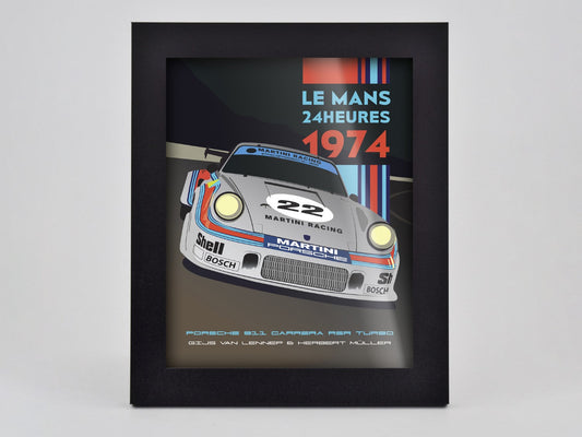 Hugo Le Mans 1974 Framed Print