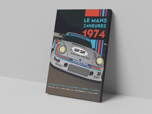 Hugo Le Mans 1974 Canvas Print