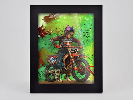 Barcia Get Ready Framed Print