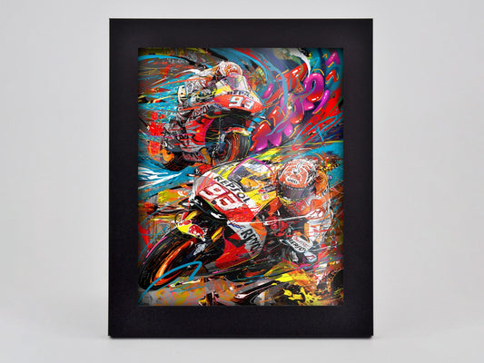 Marquez Montage Framed Print