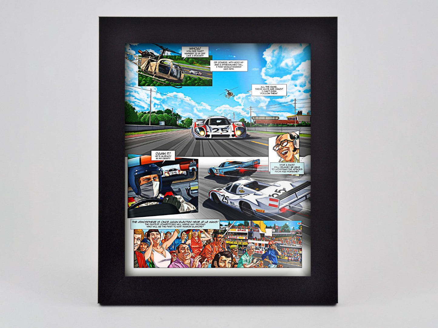 Le Mans Movie Stills Framed Print