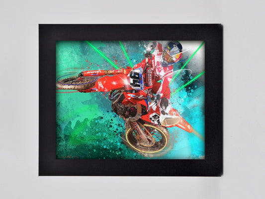 Ken Roczen MidAir Framed Print