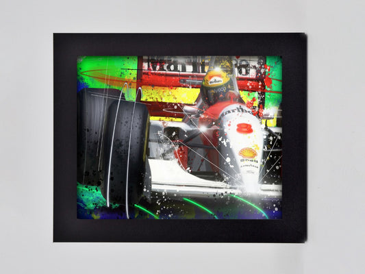 Senna Marlboro Framed Print