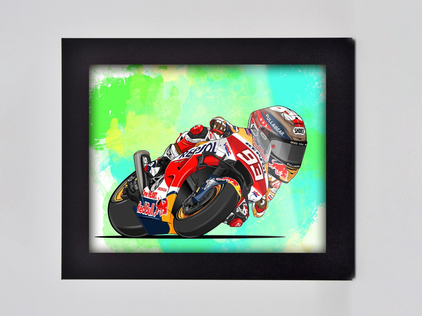 Marquez Cartoon Framed Print