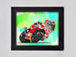 Marquez Cartoon Framed Print