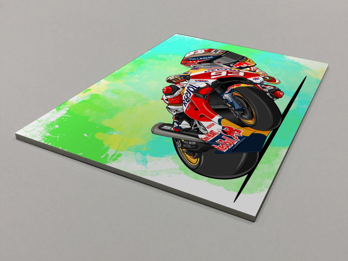 Marquez Cartoon Foamex Print