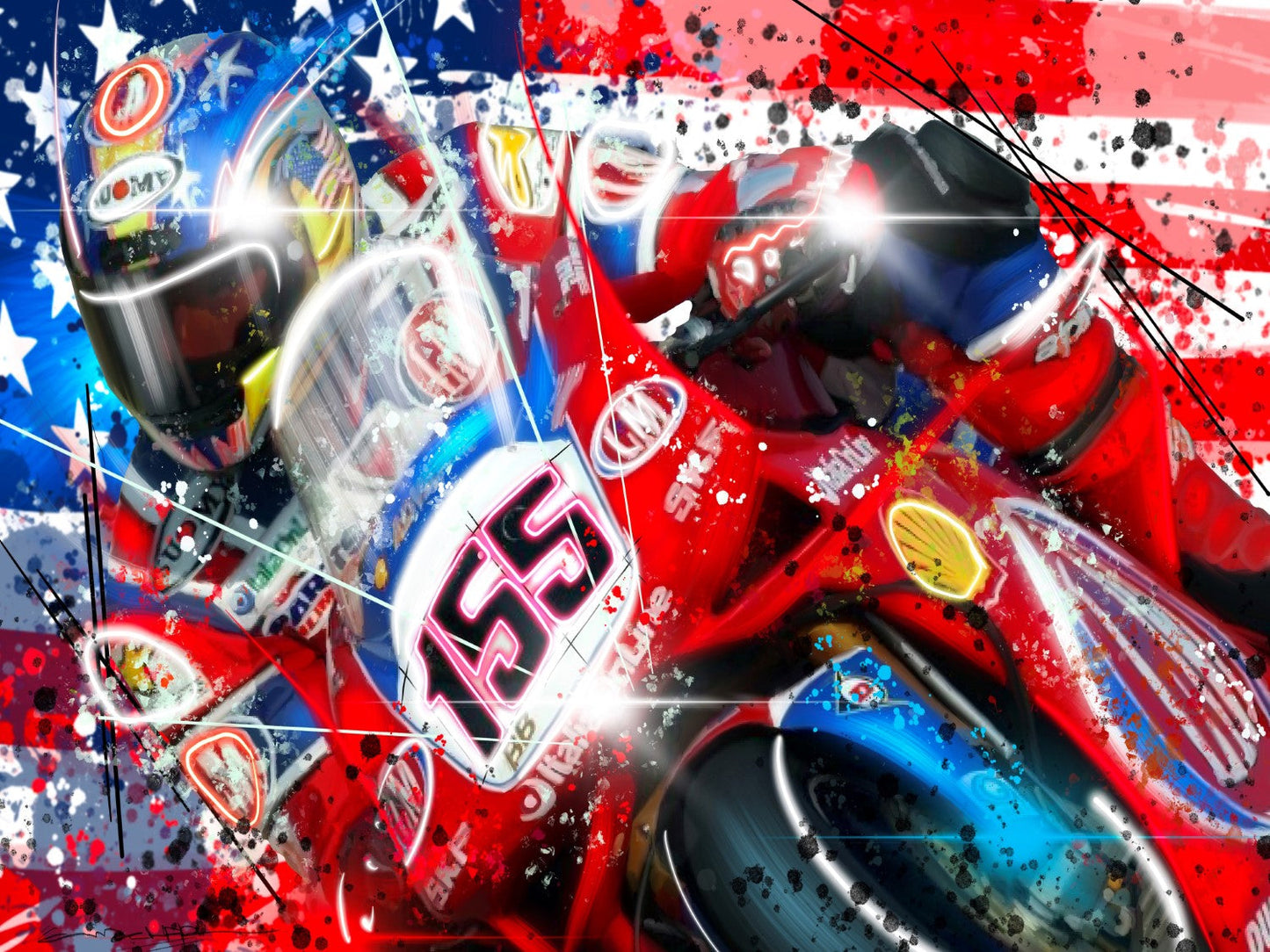 Ben Bostrom 155 Foamex Print